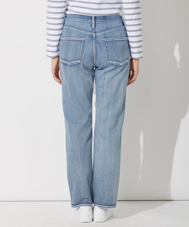 自由区 【WE WANT/接触冷感】USUKARU  ストレートデニム ダルブルー系