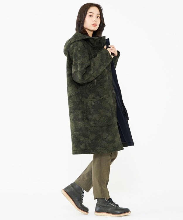 JOSEPH ABBOUD MOUNTAIN 【UNISEX】スライバーカモジャガード コート カーキ系7