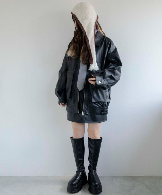 WEGO 【SCHOOL ITEM】柄ネクタイ9 ベージュチェック1