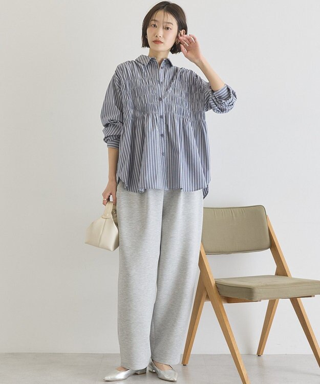 AMERICAN HOLIC シャーリングシャツ Stripe Navy