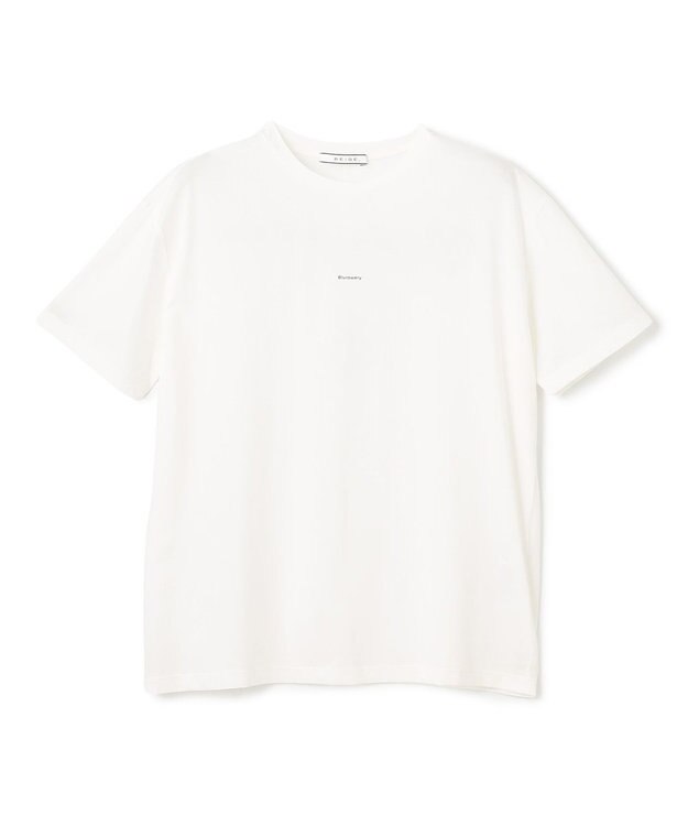 BEIGE， 【洗える】CAMPANULA / メッセージプリントTシャツ White
