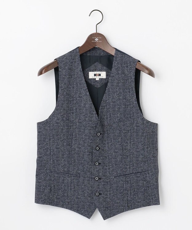 JOSEPH ABBOUD ライトウェーブ ベスト ネイビー系7