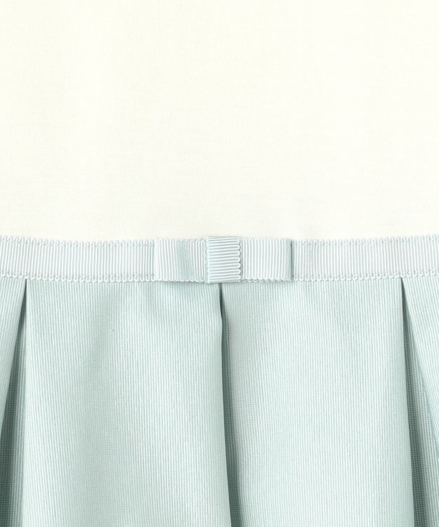 組曲 KIDS 【110-140㎝】 フラワーアーチワンピース＆ボレロジャケットセット ミントグリーン