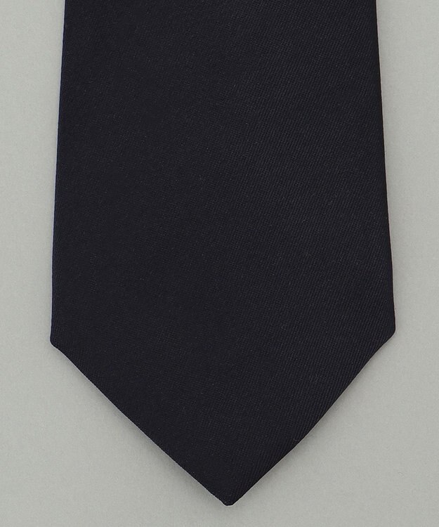 GOTAIRIKU 【日本製】西陣ネクタイ＿無地 ネイビー系