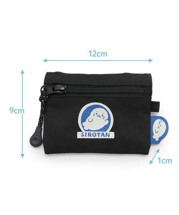 Mother garden しろたん コインケース 黒色 小銭入れ 財布 ポーチ 黒