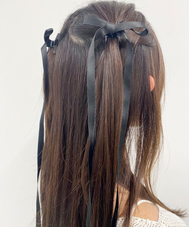 WEGO L2Pカラーロングリボンクリップ