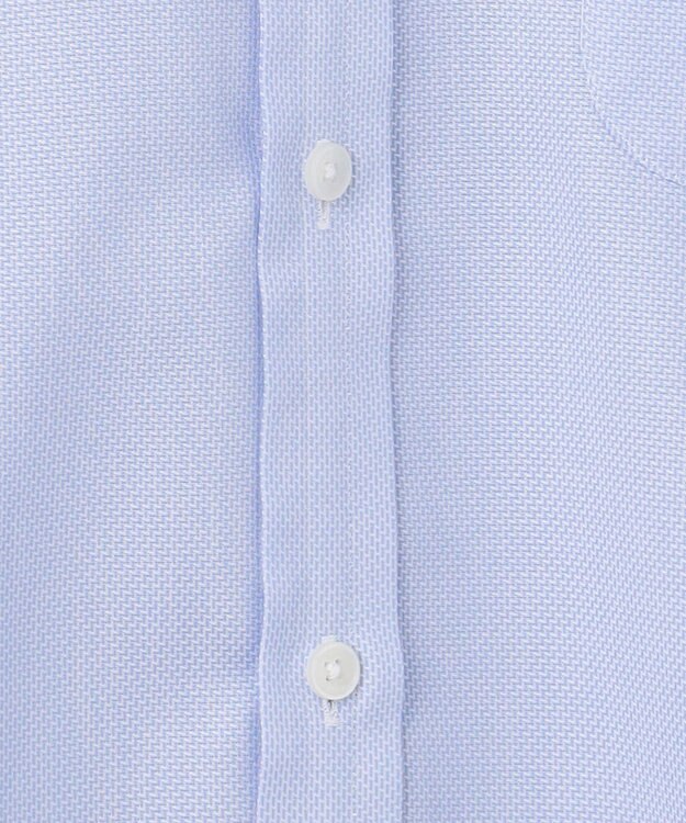 GOTAIRIKU 春夏向け【形態安定】SUMMERPREMIUMPLEATS_ボタンダウンカラー 半袖ドレスシャツ(25年モデル) サックスブルー系