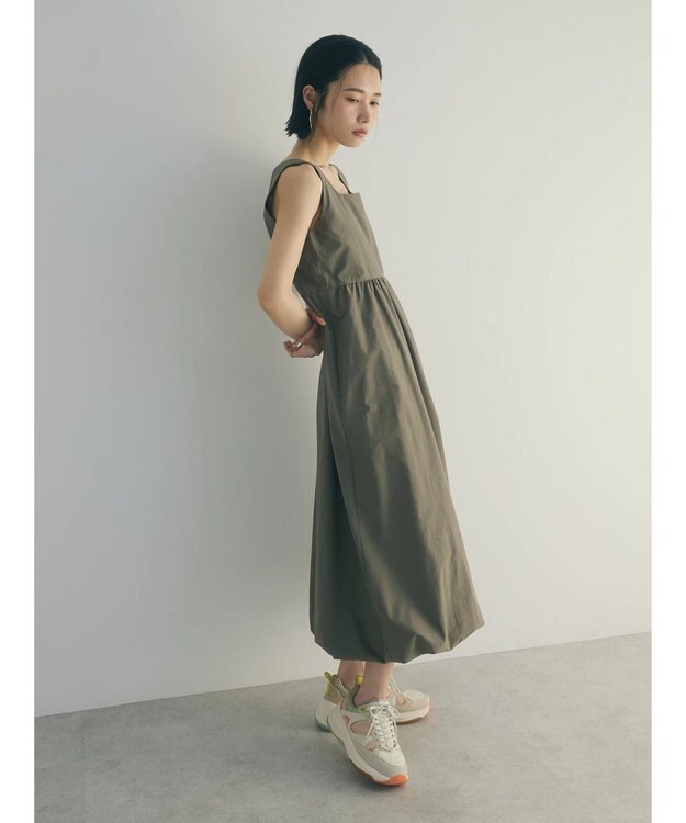 Green Parks armonia.バルーンワンピース Khaki