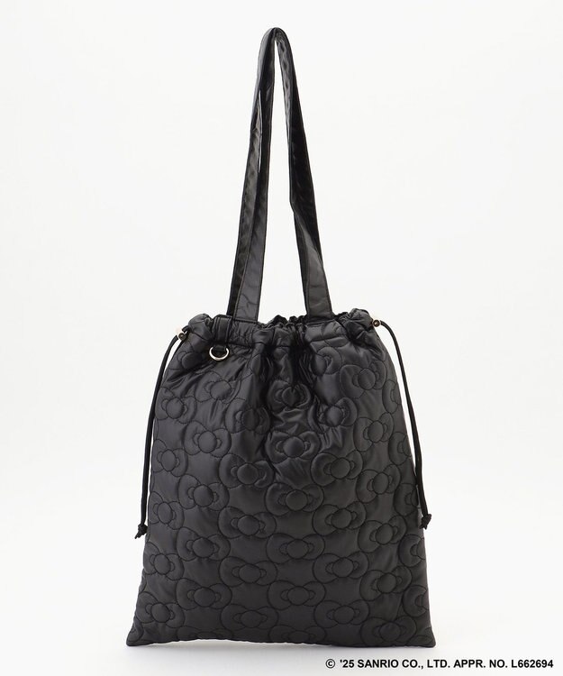 ANY 【ハローキティ×ANY】キルトトートバッグ ブラック
