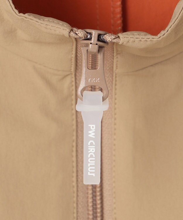 PW CIRCULUS 【MEN】パッカブルハーフジップ ゴルフ ベージュ系