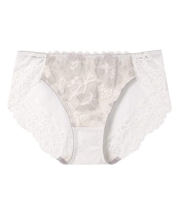 AMPHI ショーツ 【BRAGENIC ブラジェニック プラスタイプ】 BMI451とペア 吸汗速乾(後ろ身頃) アウターにひびきにくい(裾) PMI151 アンフィ／ワコール アイボリー