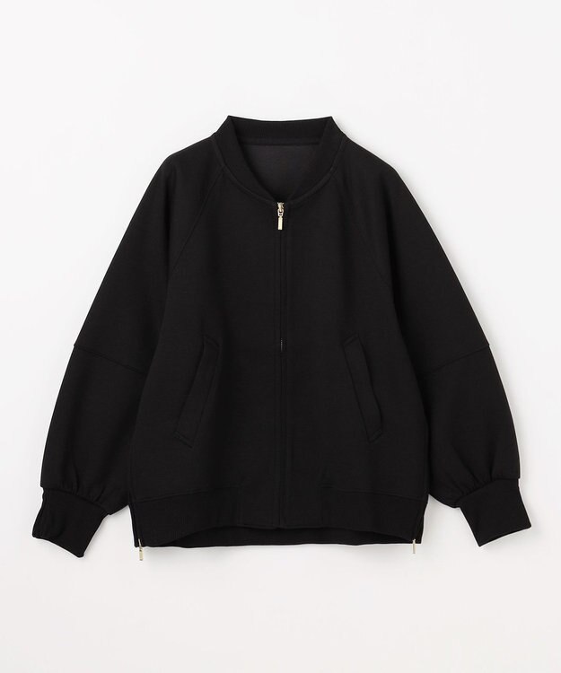 ANY サイドジップダンボールブルゾン ブラック