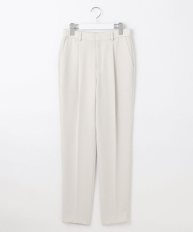 自由区 L 【19号サイズまで展開・カタログ掲載・セットアップ対応】トリアセダブルクロステーパード パンツ ベージュ