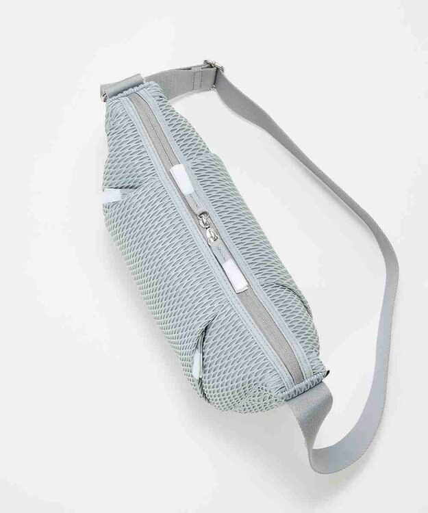 TOPKAPI 【Breath TOPKAPI】ポリメッシュ ショルダーバッグ ライトグレー