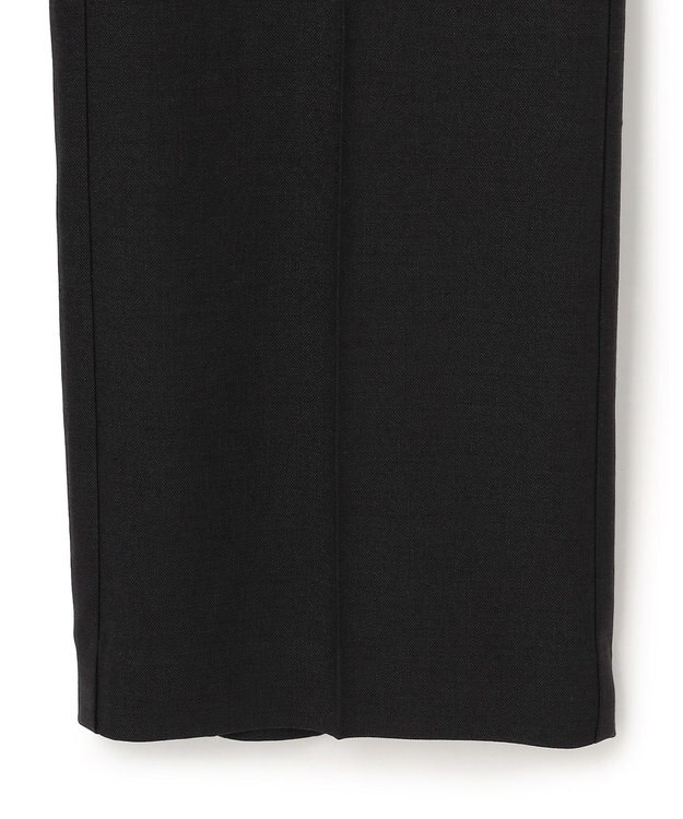 UNFILO 【セットアップ着用可/ウエストゴム】TENNEN TOUCH セミフレア パンツ ブラック