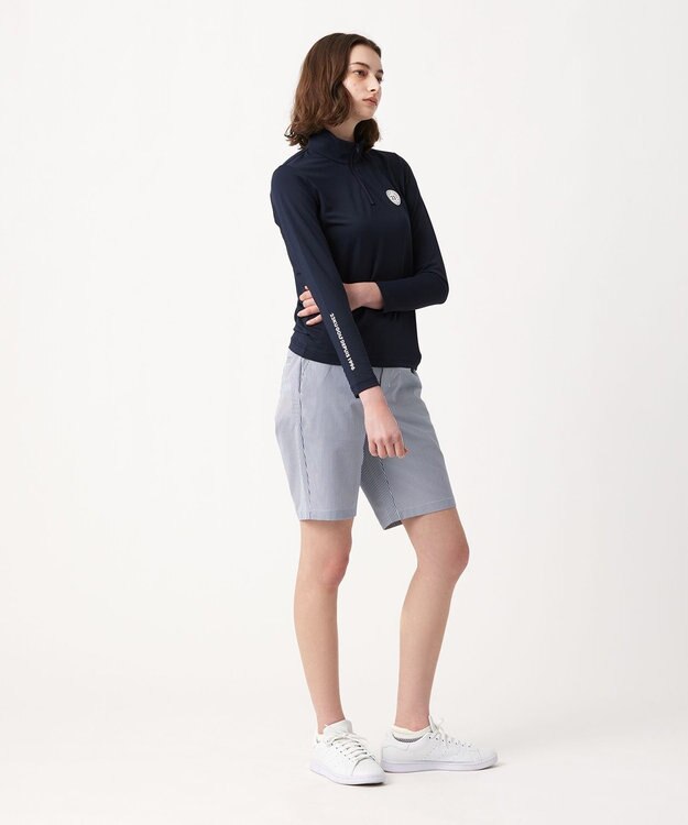 23区GOLF 【WOMEN】ストライプ柄 ショートパンツ ブルー系2