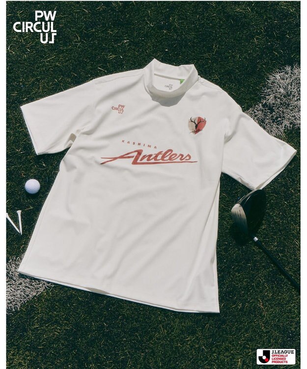 PW CIRCULUS 【UNISEX】J.LEAGUE モックネック J1所属の20クラブコラボ ゴルフ 鹿島アントラーズ