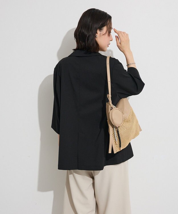 Green Parks シングル半袖ジャケット Black