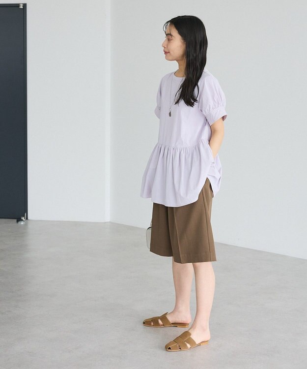 CRAFT STANDARD BOUTIQUE ペプラムチュニック Light Purple