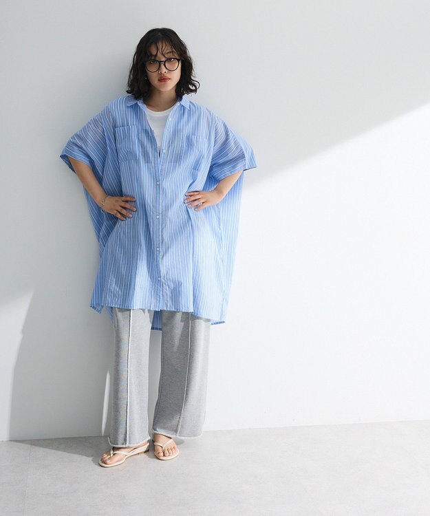 Green Parks Ｉ　ボイルポンチョチュニック Stripe