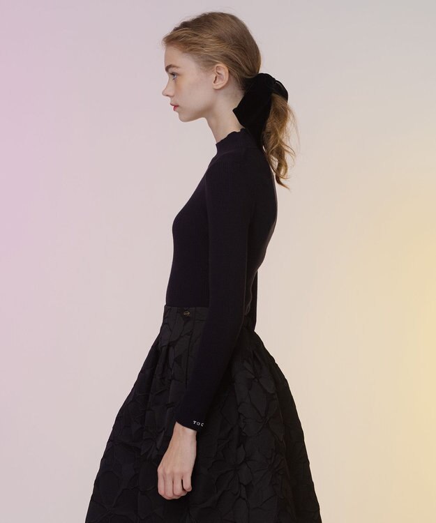 TOCCA 【洗える！】FILMS TURTLENECK タートルネックニット ネイビー系