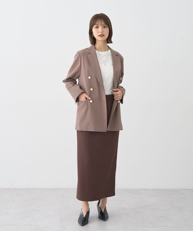 earth music&ecology テーラードジャケット Check