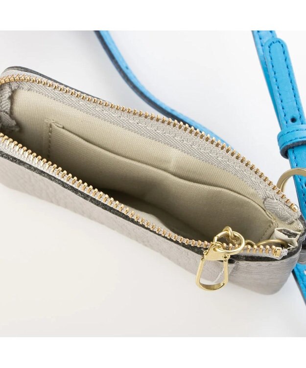 UNBILLION perche フラグメントケース付きモバイルショルダー ブルー