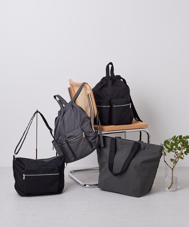 Maison de FLEUR ビッグトートバッグ Black