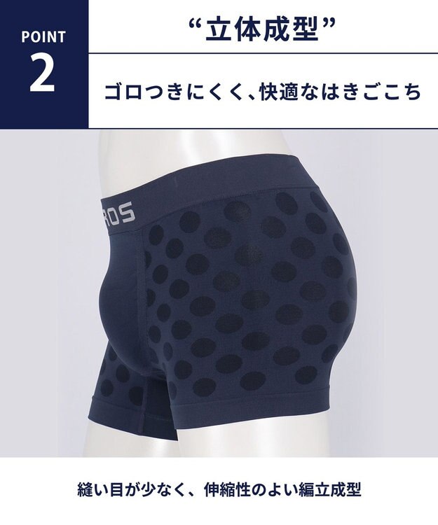 WACOAL MEN ボクサーパンツ 【EVERYDAY BOXER】 吸汗速乾 立体成型 前閉じ 下着 メンズ GT3490 /ブロス バイ ワコールメン ラズベリー