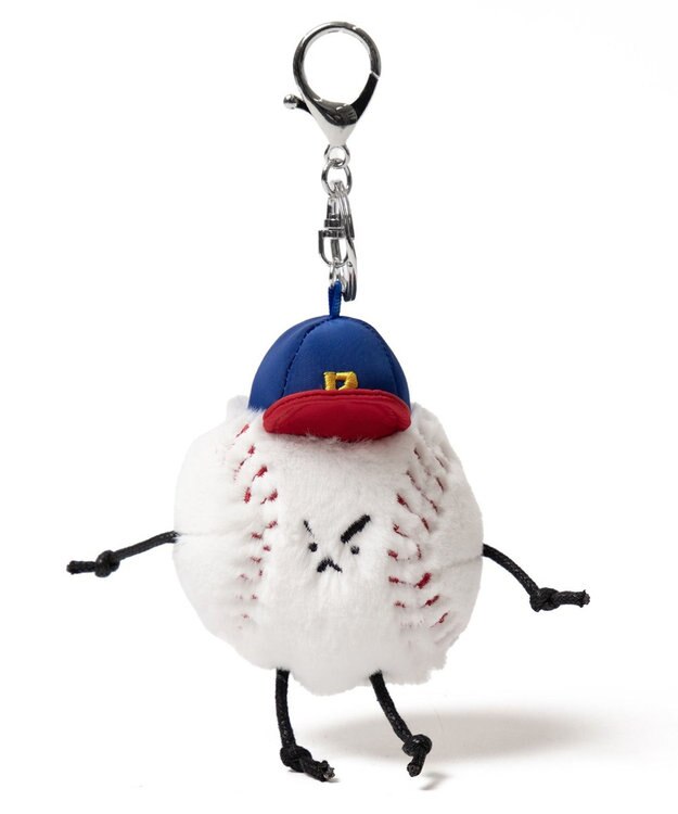 WEGO スポーツボールぬいぐるみキーホルダー ホワイト