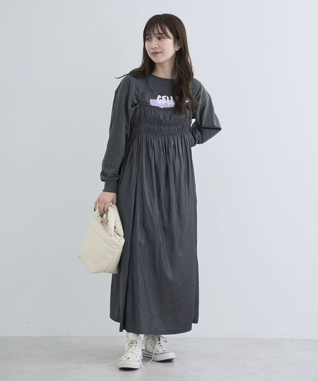 Green Parks アソート長袖ロゴロンＴＥＥ Gray