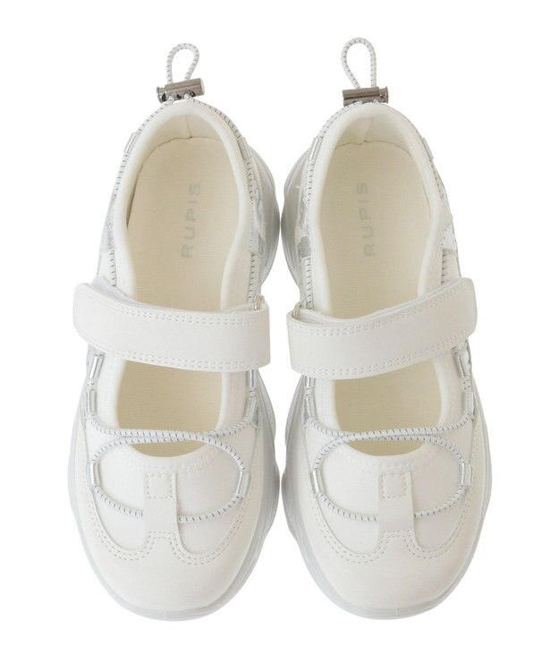 Green Parks ＲＵＰＩＳ．ドローコードスニーカー Ivory