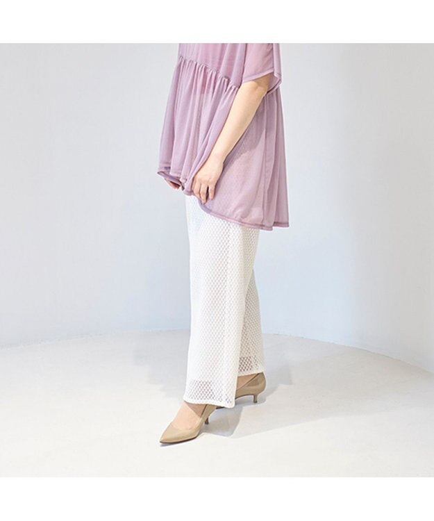 MODE ET JACOMO <MODE ET JACOMO>ポインテッドトゥプレーンパンプス ベージュエナメル