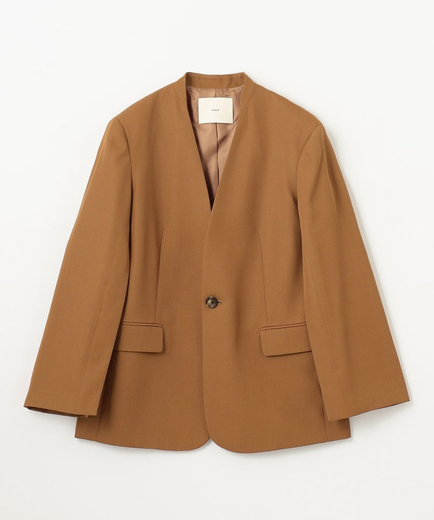 NAVE 【Nave】ウールポリエステルツイル ジャケット ベージュ系