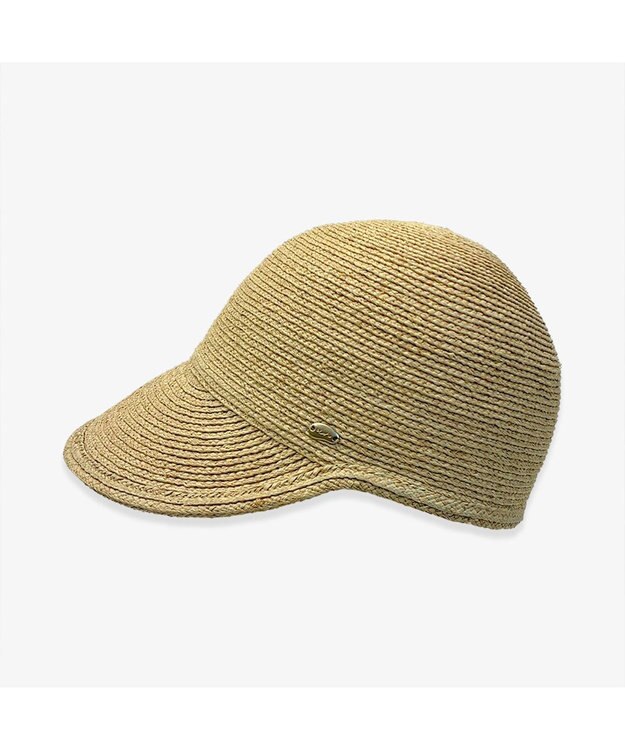 林八百吉商店 un chapeau　ラフィアブレードキャップ ナチュラル