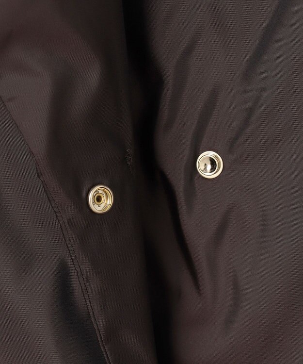 自由区 S 【撥水加工・洗える】ステッチレスダウン コート ブラウン