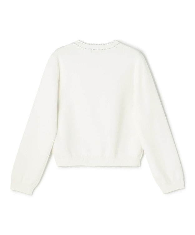 TOCCA 【八木アリサさん着用】FLOWER HIDE AND SEEK ニットジャケット アイボリー系