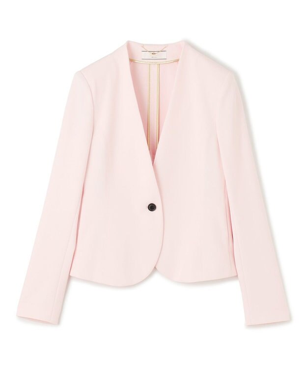 BEIGE， 【L-size】LUIZA / ノーカラージャケット Cherry Pink