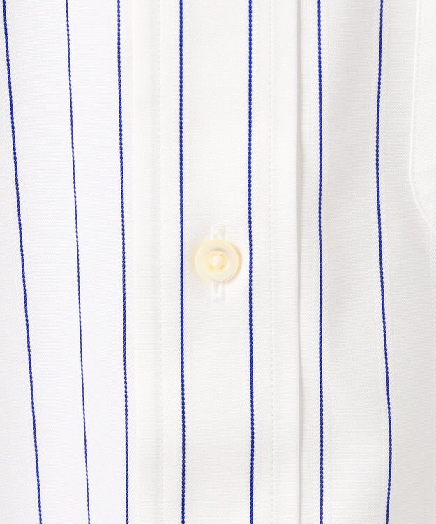 J.PRESS MEN 【PREMIUM PLEATS / 形態安定】スーピマコットンボールドストライプ ドレスシャツ / B.D. ネイビー系2