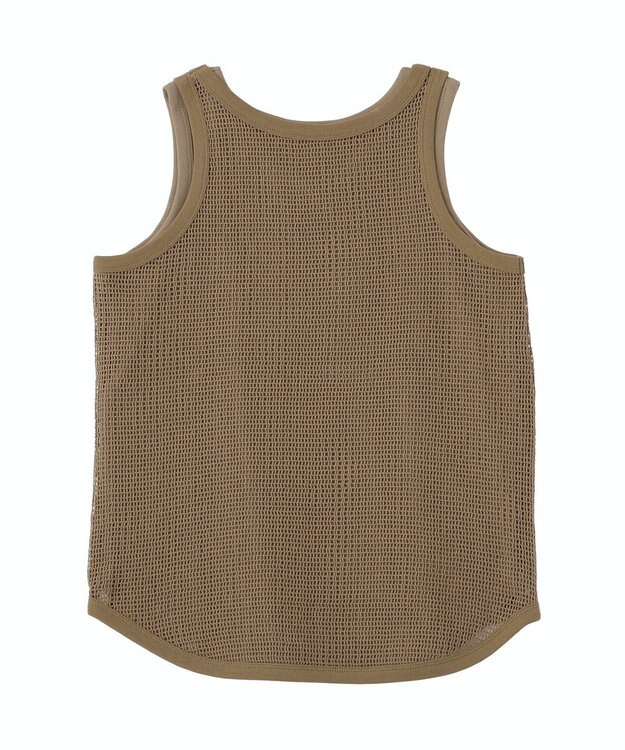AMERICAN HOLIC 【２点セット】メッシュレイヤードタンクトップ Mocha