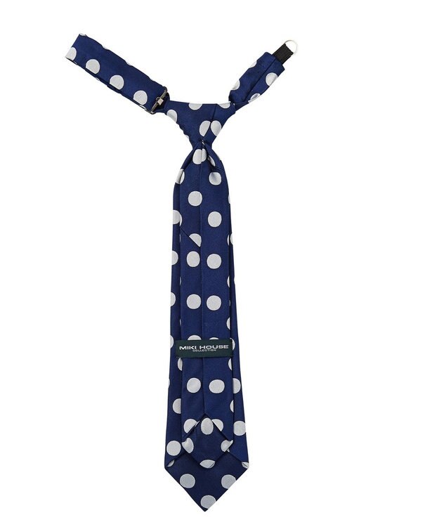 MIKI HOUSE HOT BISCUITS 【ミキハウス】 水玉柄ネクタイ 紺