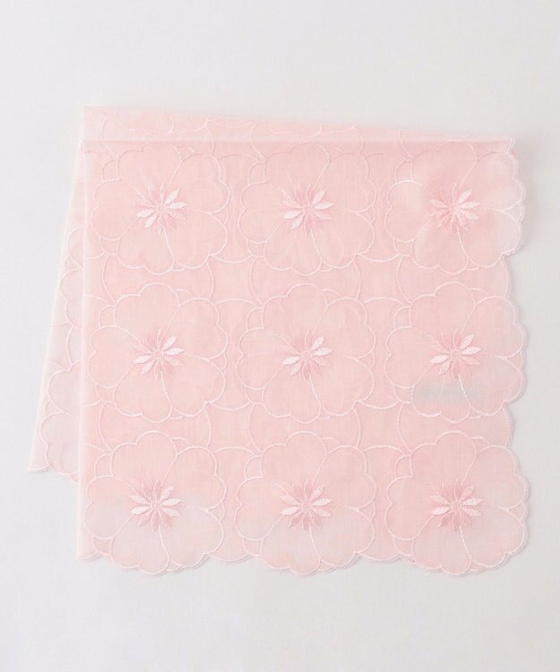 TOCCA 【HANDKERCHIEF COLLECTION】AIRLY FLOWER HANDKERCHIE ハンカチ ピンク系
