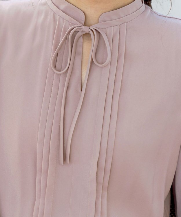 Tiaclasse 【洗える】細リボンギャザーワンピース ピンク