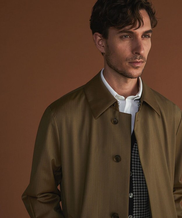 GOTAIRIKU 【御幸毛織】ウエストミンスター ロングステンカラーコート ベージュ系8