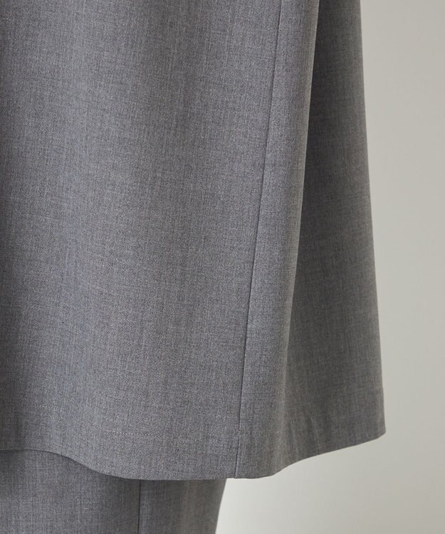 NAVE 【ReNAVE】ウォッシャブルツイル シャツドレス チャコール系