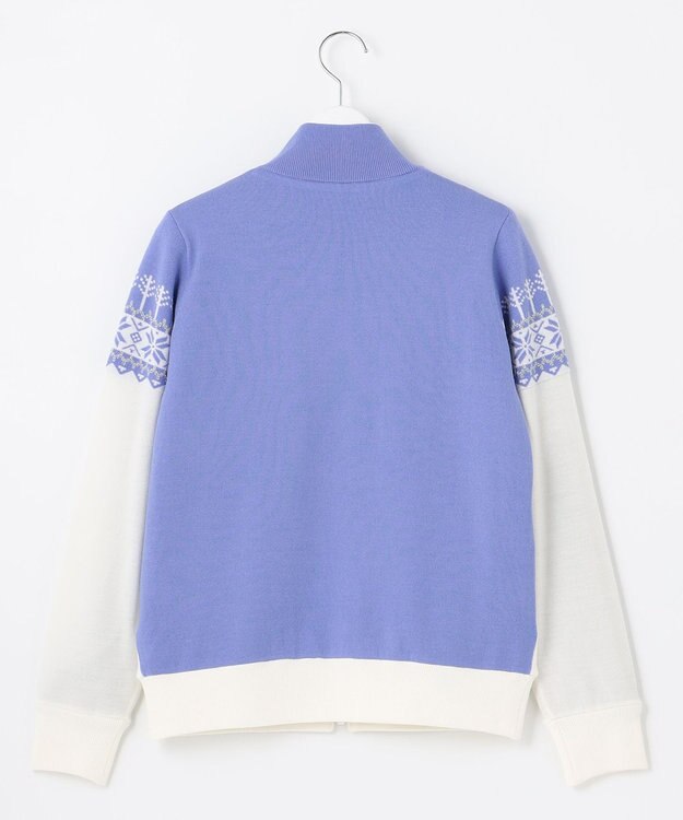 23区GOLF 【WOMEN】【リバーシブル】ノルディック柄　リバーシブル ブルゾン アイボリー系