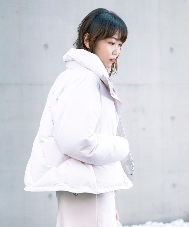 KWD 【日本製/高品質ダウン】STAND COLLAR DOWN BLOUSON ダウンブルゾン アイボリー