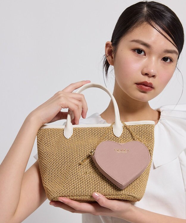 TOCCA TO THE SUNLIGHT POCHETTE かごバッグ【星風まどかさん着用】 アイボリー系