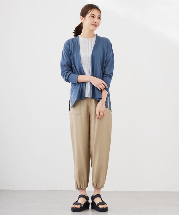 J.PRESS LADIES 【WEB限定カラーあり・撥水】ストラップ サンダル 【WEB限定】ネイビー系