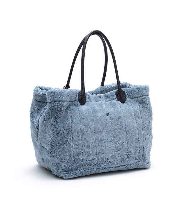 A.D.M.J. 【もこもこ】オスカー/コード刺しゅうキューブトート34cm(Dカン＋) BOSCO BLU